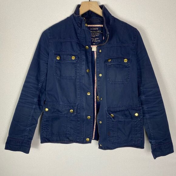 J. Crew Field Jacket Zip Up - Picture 1 of 4